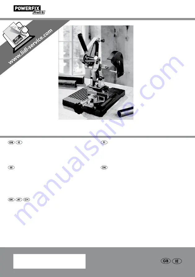 Powerfix Profi 271117 Assembly, Operation And Safety Notes Download Page 1