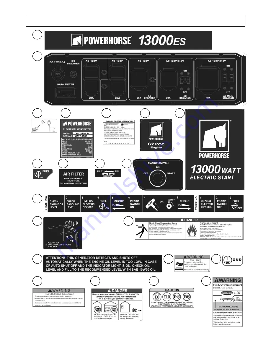 Powerhorse M799215B.1 Owner'S Manual Download Page 8