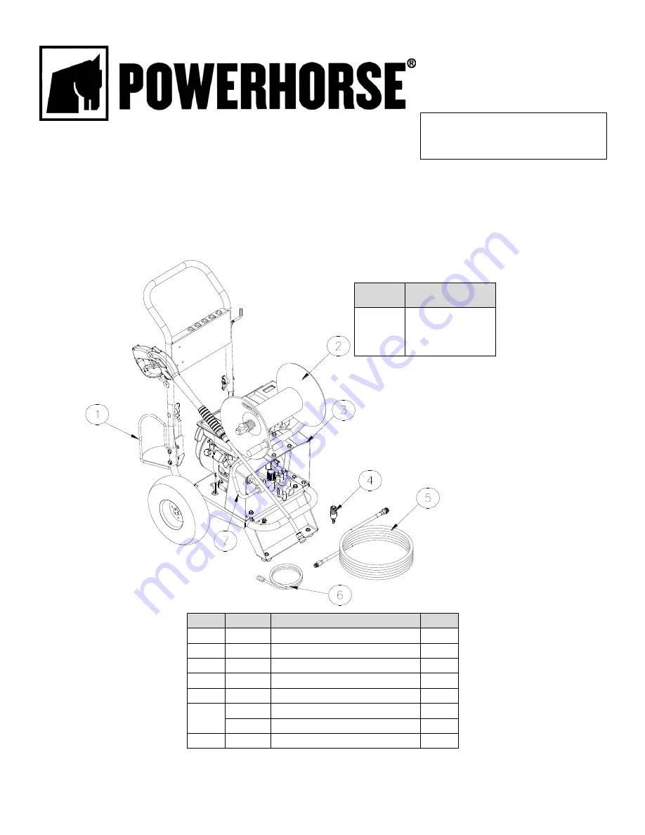 Powerhorse MPHFFKB.1 Owner'S Manual Download Page 1