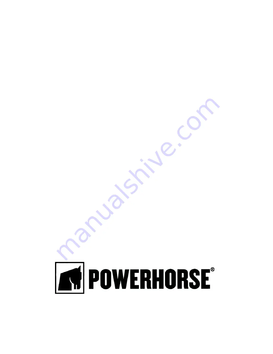 Powerhorse MPHFFKB.1 Owner'S Manual Download Page 8