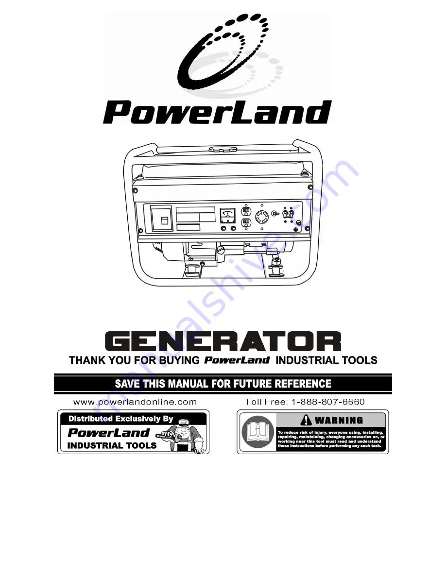 PowerLand PD4000 Скачать руководство пользователя страница 1