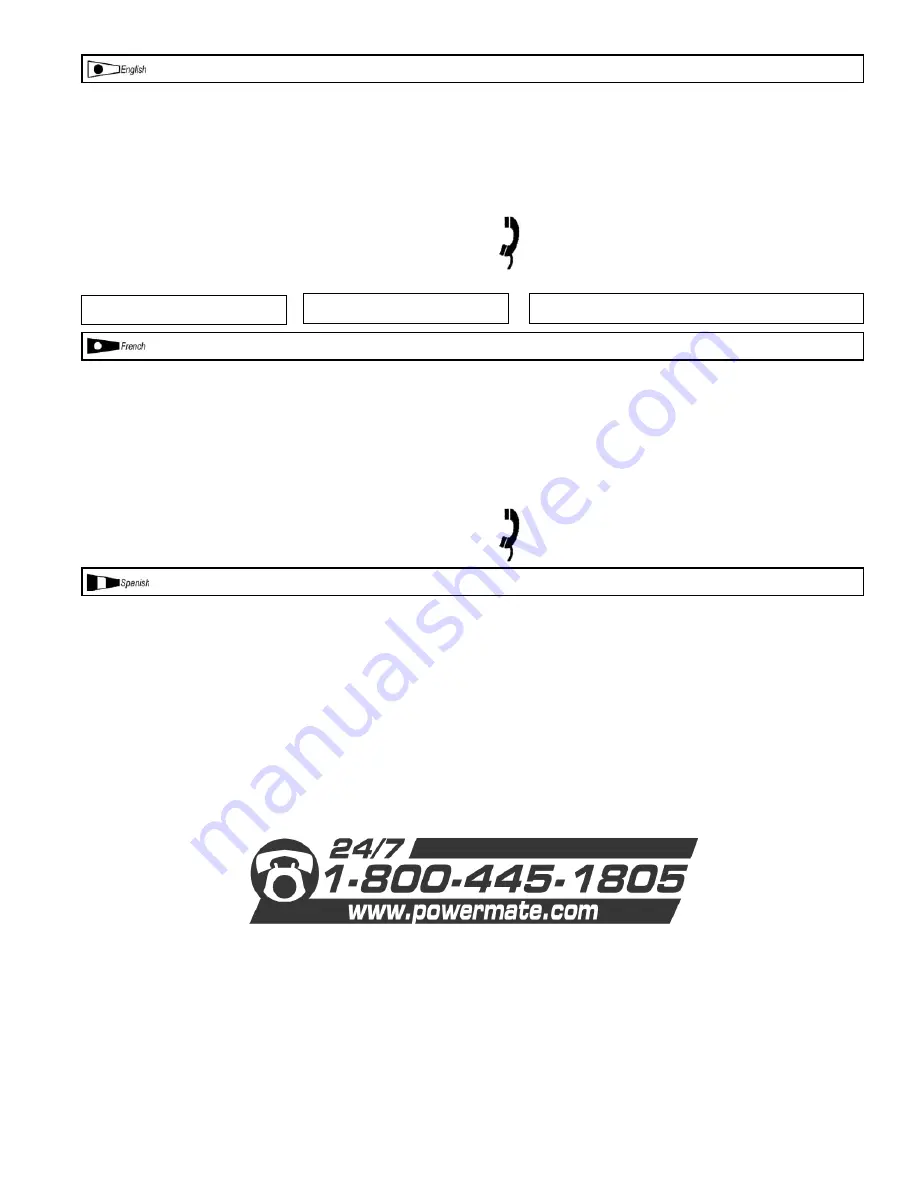 Powermate 200-2645 Operator'S & Parts Manual Download Page 20