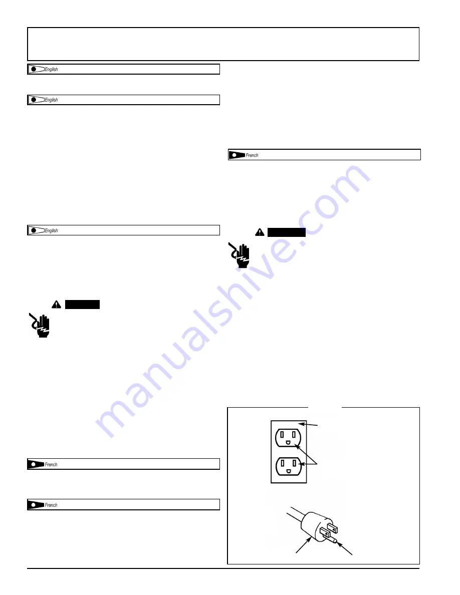 Powermate 200-2705 E103525 Operator'S & Parts Manual Download Page 9