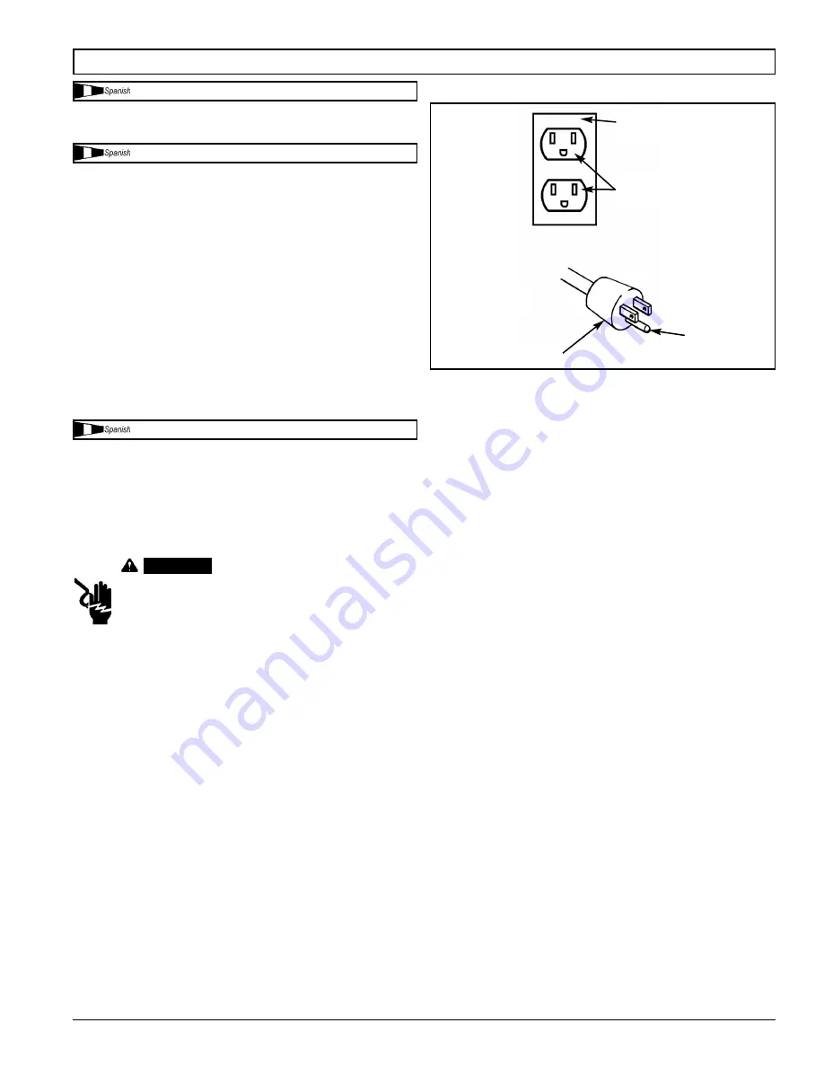 Powermate 200-2705 E103525 Operator'S & Parts Manual Download Page 10