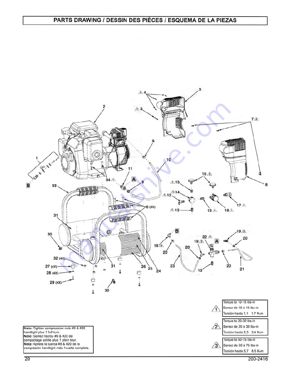 Powermate TA5090412 Operator'S & Parts Manual Download Page 20