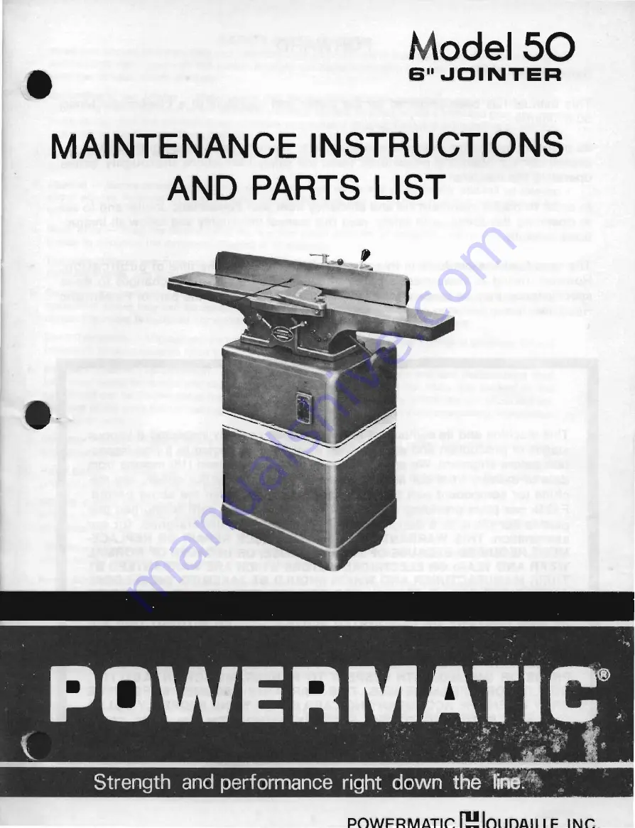 Powermatic 50-6