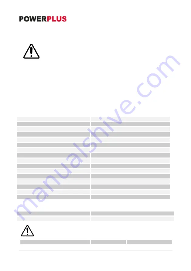 Powerplus POWE10030 Manual Download Page 7