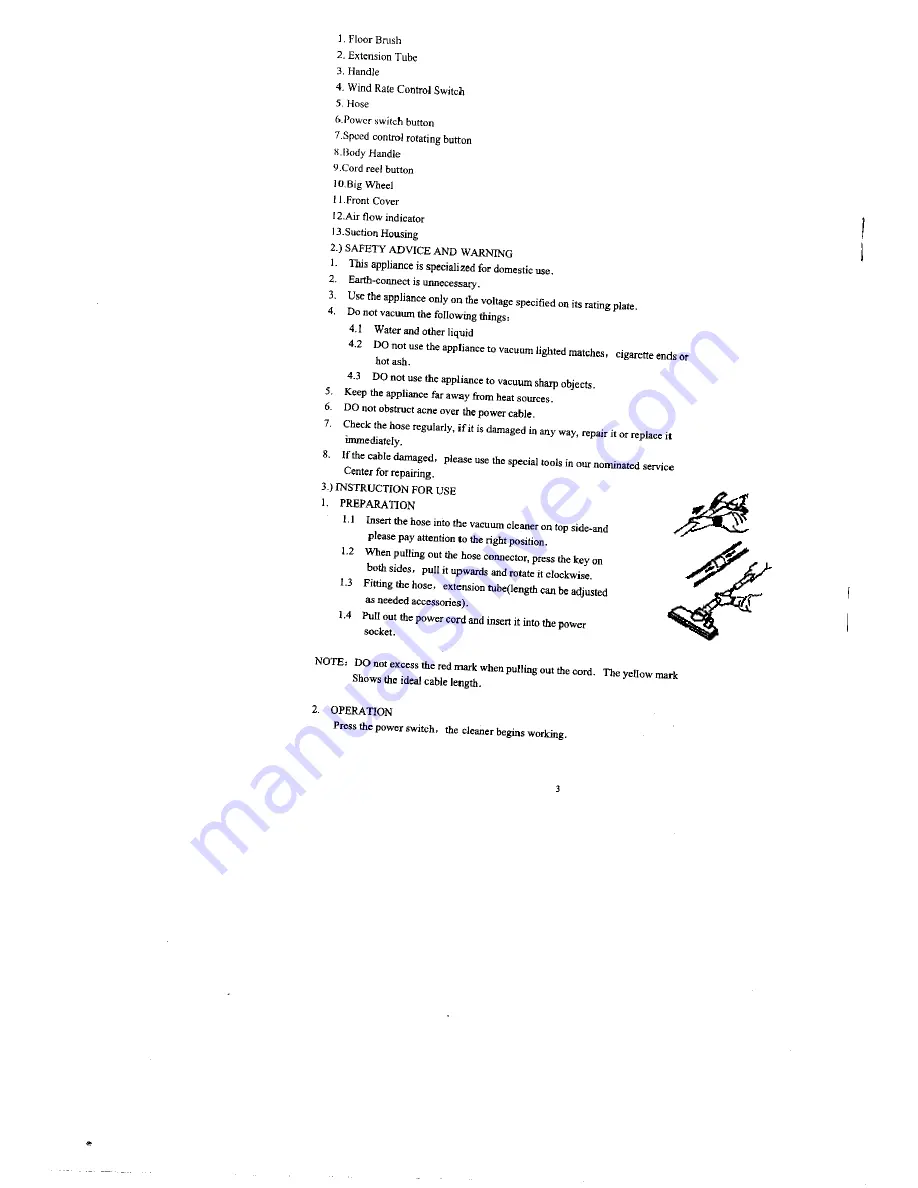 PowerPoint PP3801 Instruction Manual Download Page 3