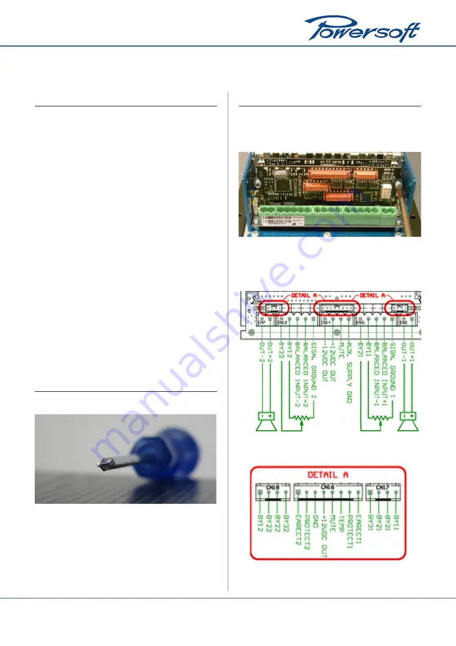 powersoft DigiMod IS integration kit Technical Note Download Page 1