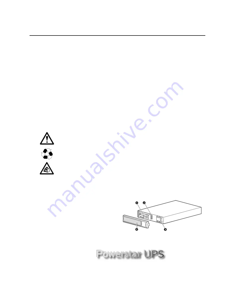 PowerStar SMX2000RMLV2U Operation Manual Download Page 3