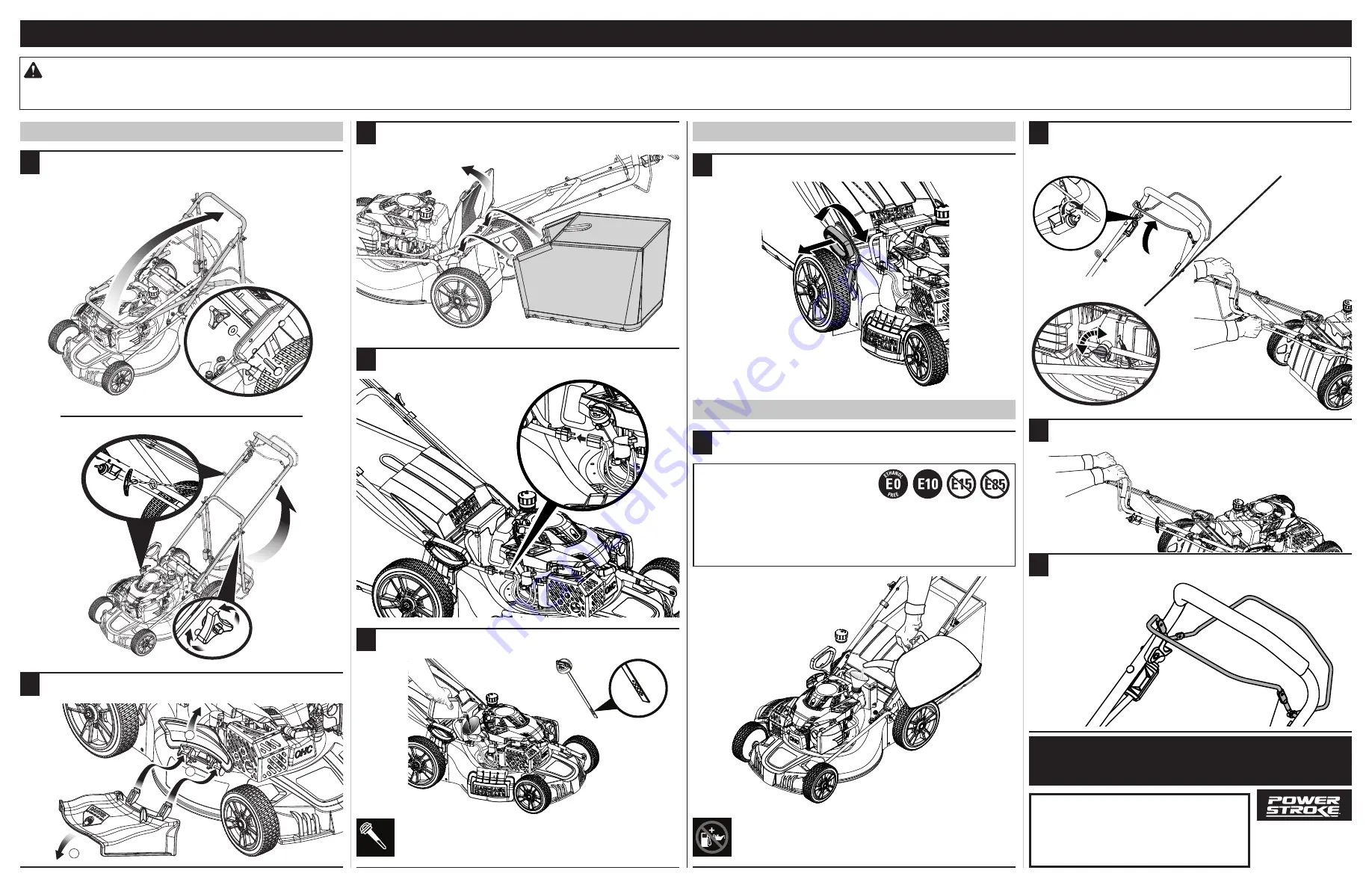 PowerStroke PS21ESLM Quick Reference Manual Download Page 1