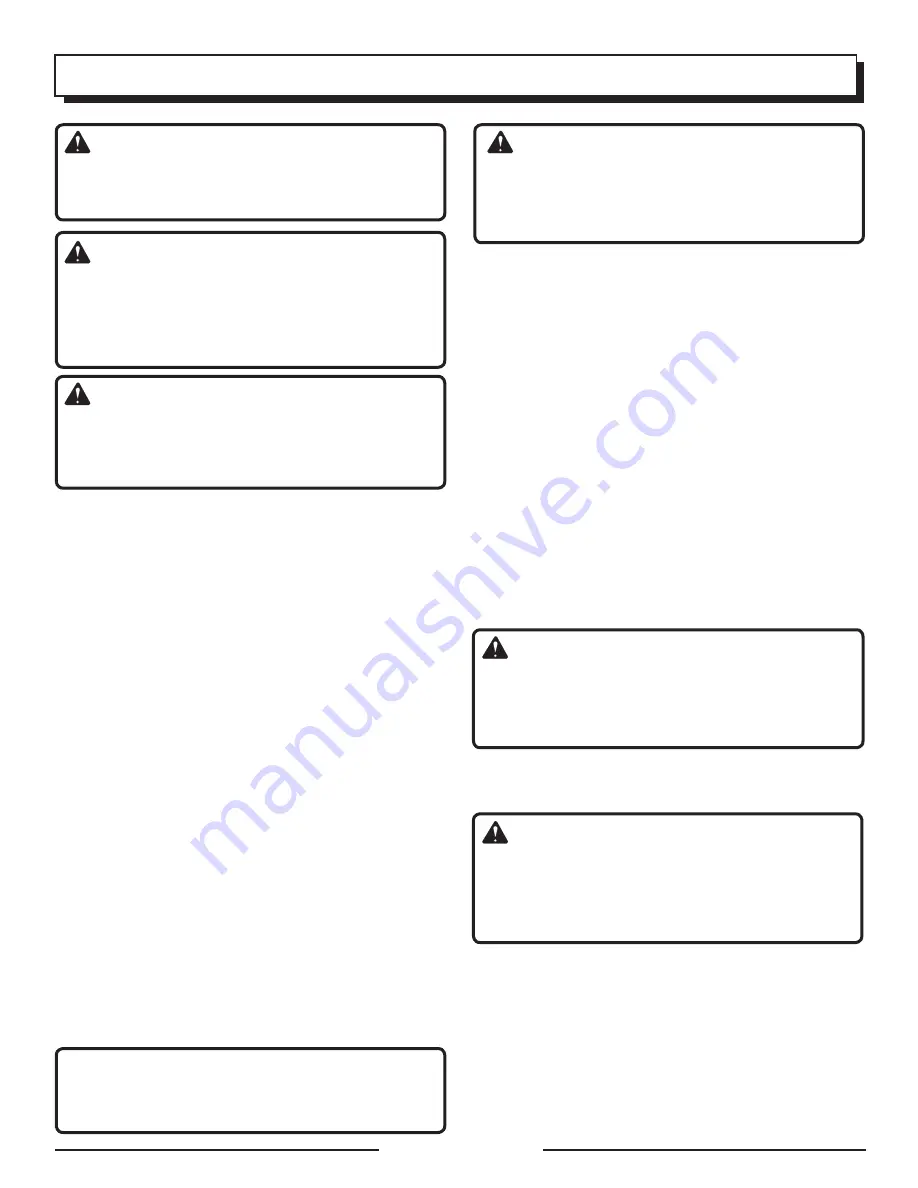 PowerStroke PSL0DD121 Operator'S Manual Download Page 10