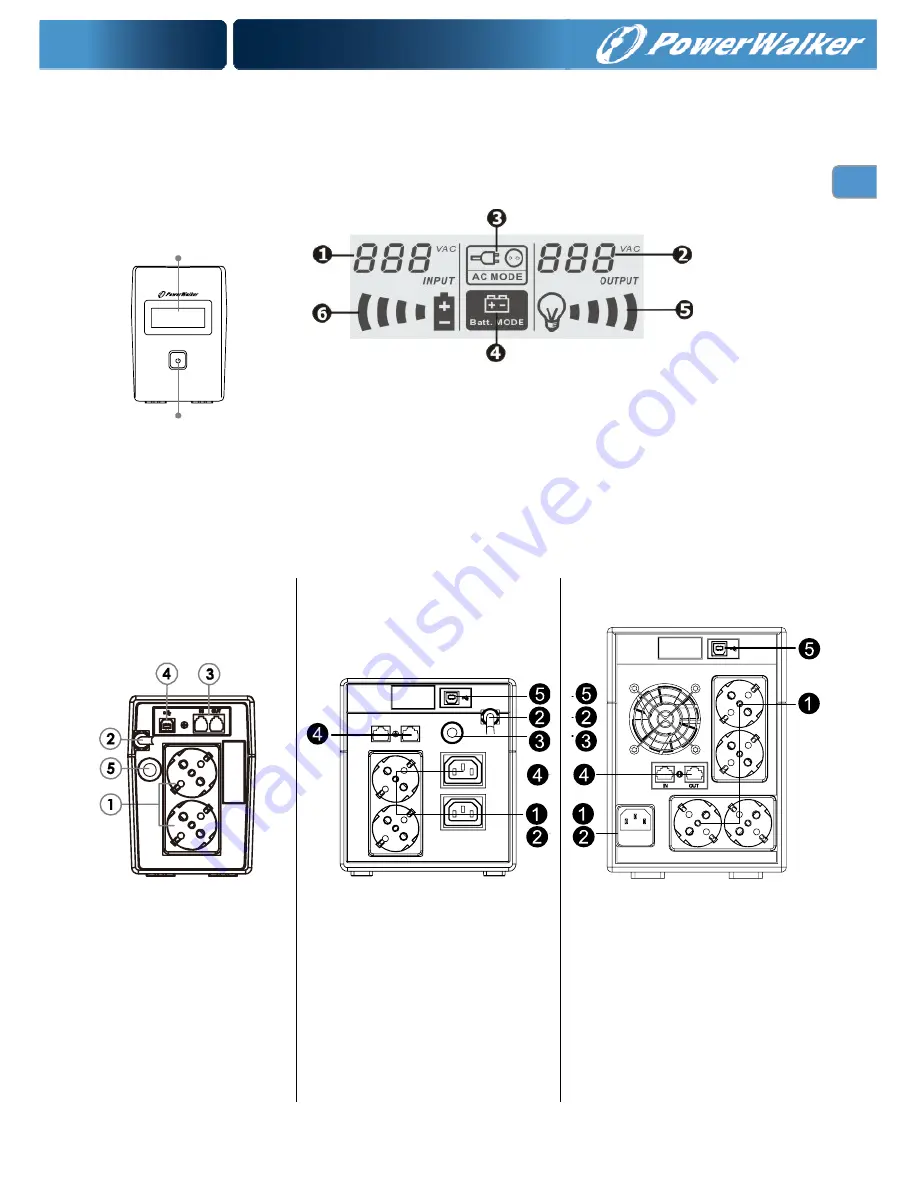 PowerWalker VI 1000 LCD Скачать руководство пользователя страница 29