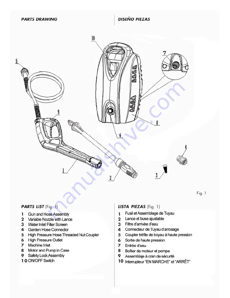 PowerWasher 60110-rn1500ak Скачать руководство пользователя страница 8