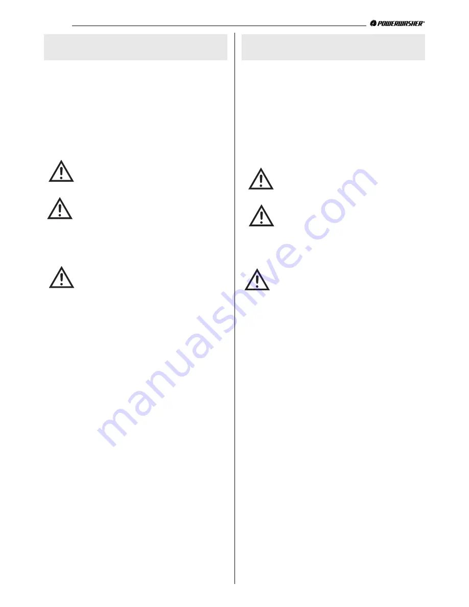 PowerWasher H2010-1 Manual Download Page 8