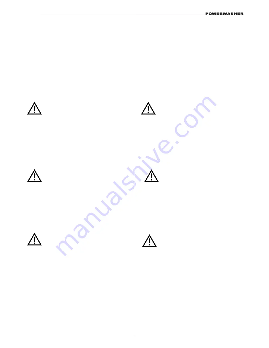 PowerWasher HD 1400 Operator'S Manual Download Page 21