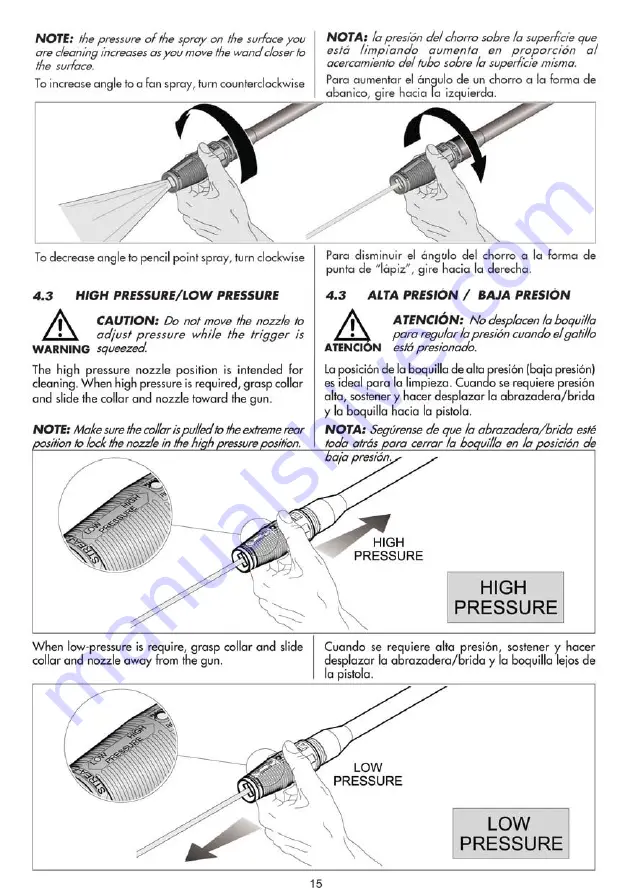 PowerWasher PW1850-U-S Operator'S Manual Download Page 15