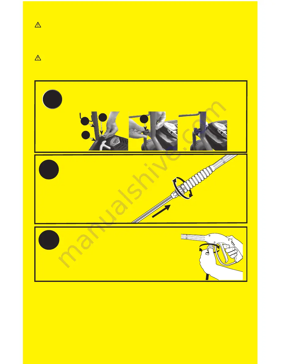 PowerWasher PW2420 Instruction Manual Download Page 2