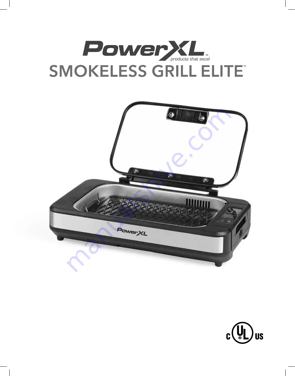 PowerXL SMOKELESS GRILL ELITE SMG-01 Скачать руководство пользователя страница 1