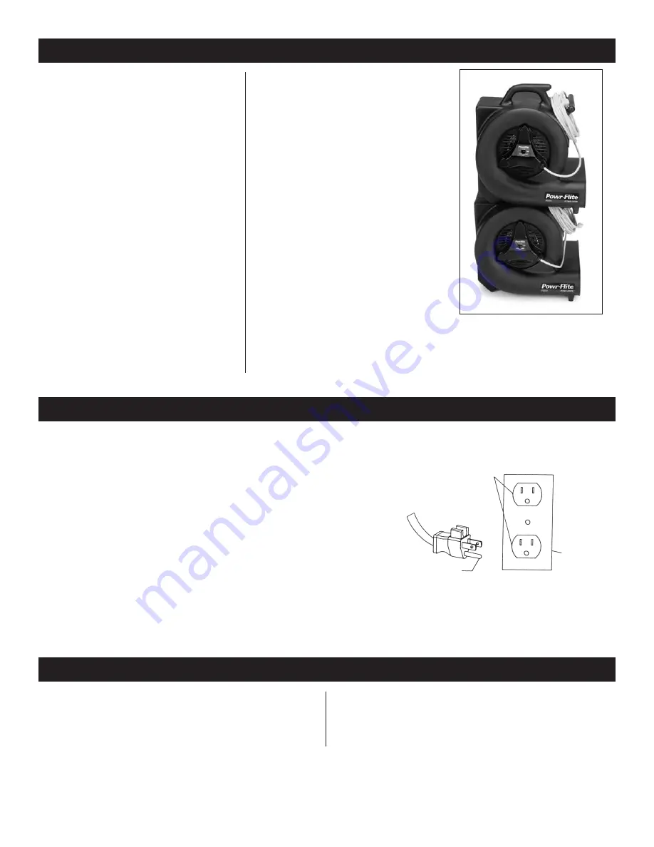 Powr-Flite PD350 Operator'S Manual Download Page 2