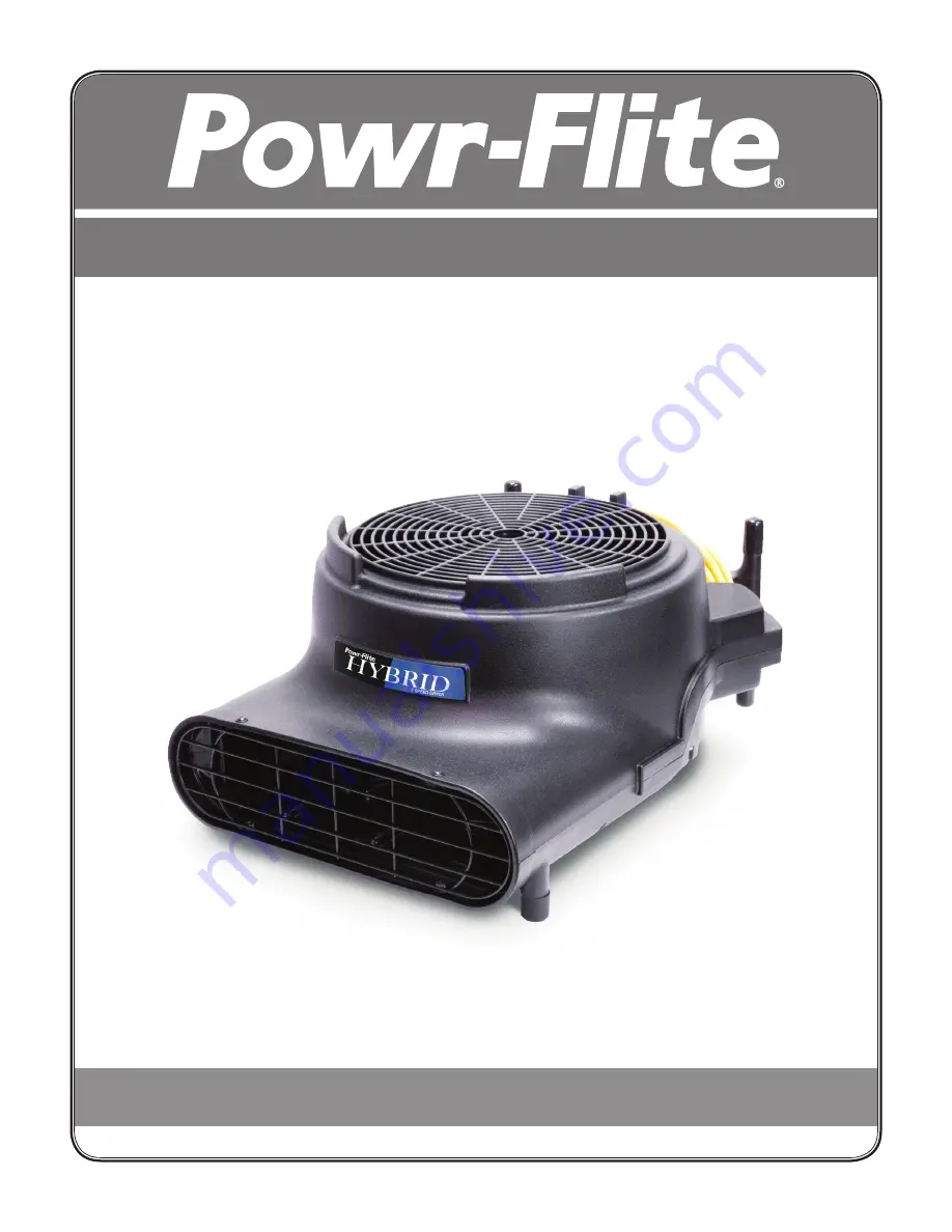 Powr-Flite PDH1 Скачать руководство пользователя страница 1