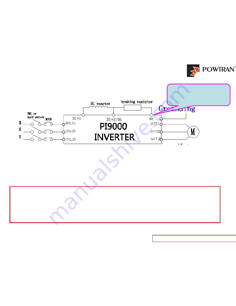 Powtran PI9000 series Quick Manual Download Page 18