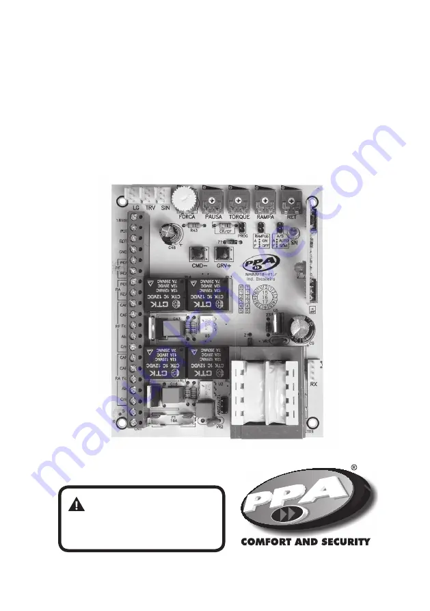 PPA DUPLA 5T Technical Manual Download Page 1