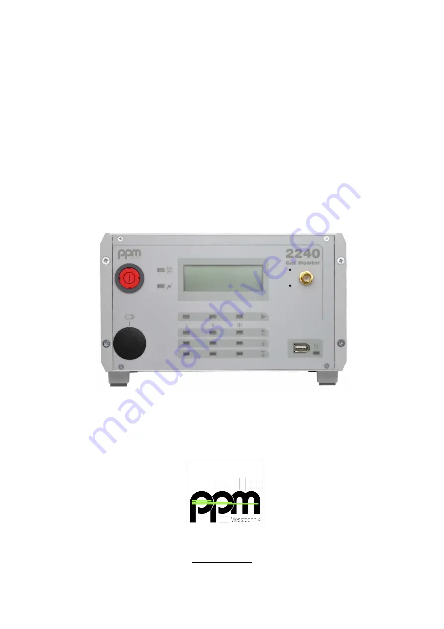 PPM 2240 PROcheck Instruction Manual Download Page 1