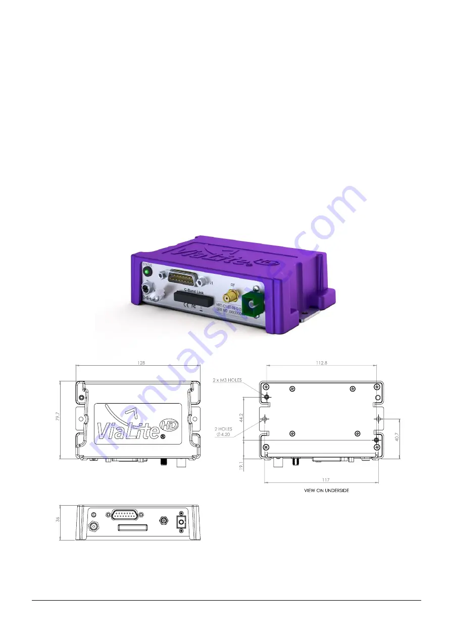 PPM ViaLiteHD HR-C-HB-3 Series Скачать руководство пользователя страница 7