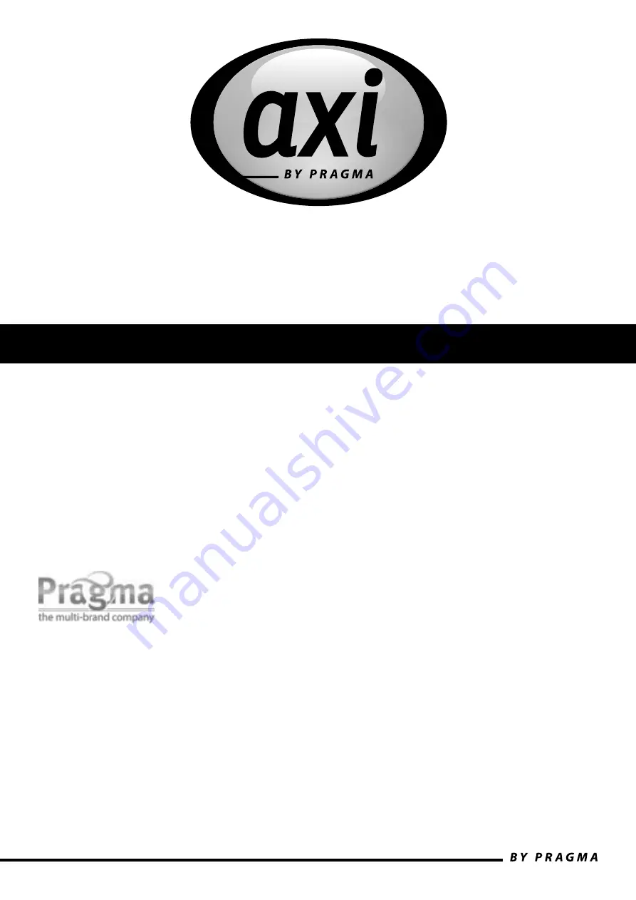 Pragma axi AG75 Instruction Manual Download Page 11