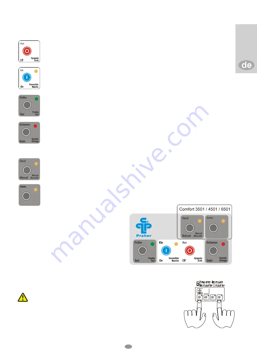 Praher Plastics Aquastar Comfort 1001 Скачать руководство пользователя страница 11