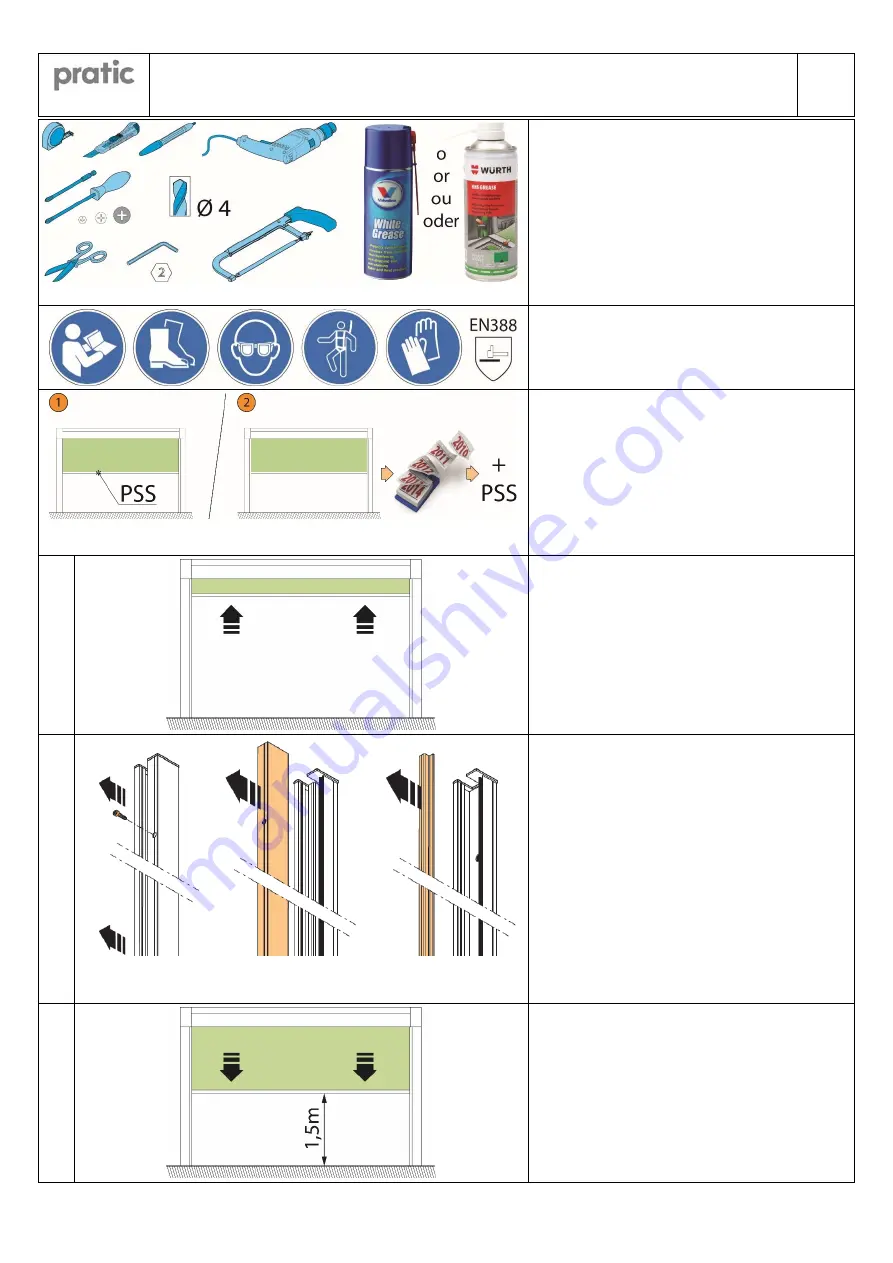 pratic Raso Installation Manual Download Page 1