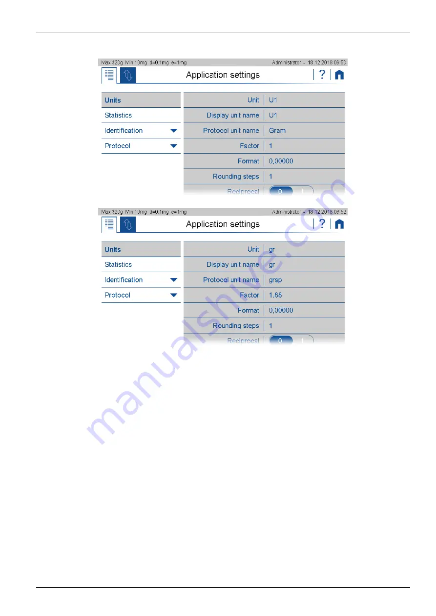 Precisa 350-8182-000 Operating Instructions Manual Download Page 64