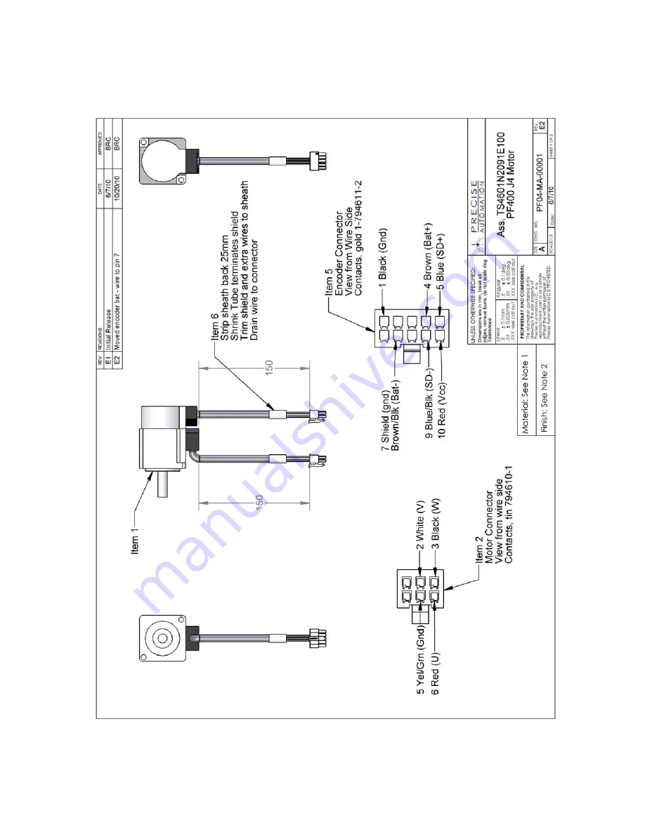 PreCise PF3400 Hardware Reference Manual Download Page 71