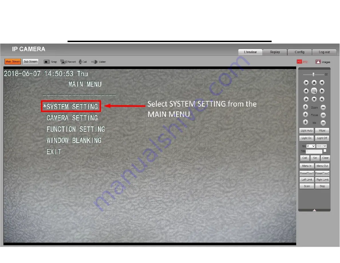 Precision CAM PTZ-IP-30X-TM Config Manual Download Page 17