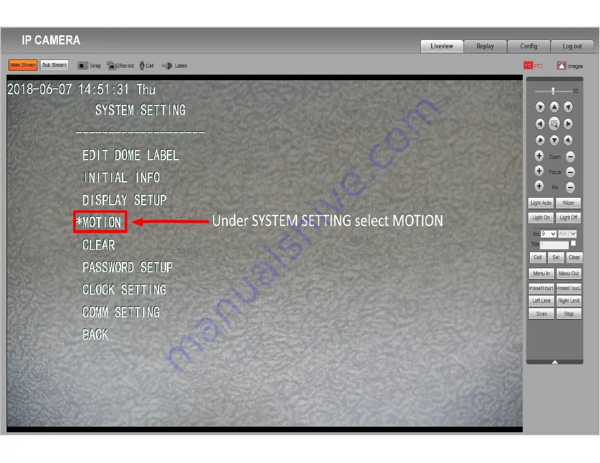 Precision CAM PTZ-IP-30X-TM Config Manual Download Page 18