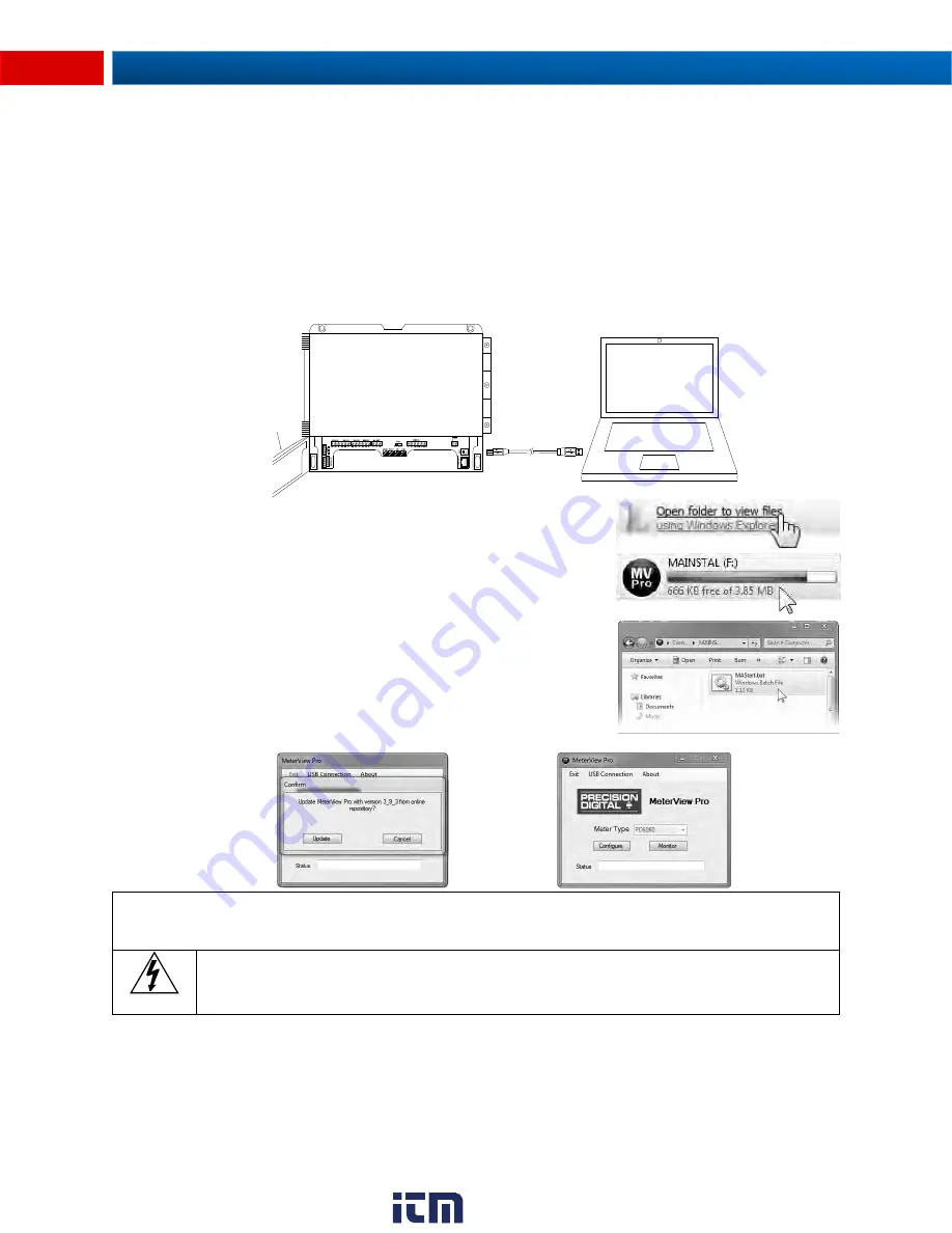 PRECISION DIGITAL Helios PD2-7000 Series Instruction Manual Download Page 22