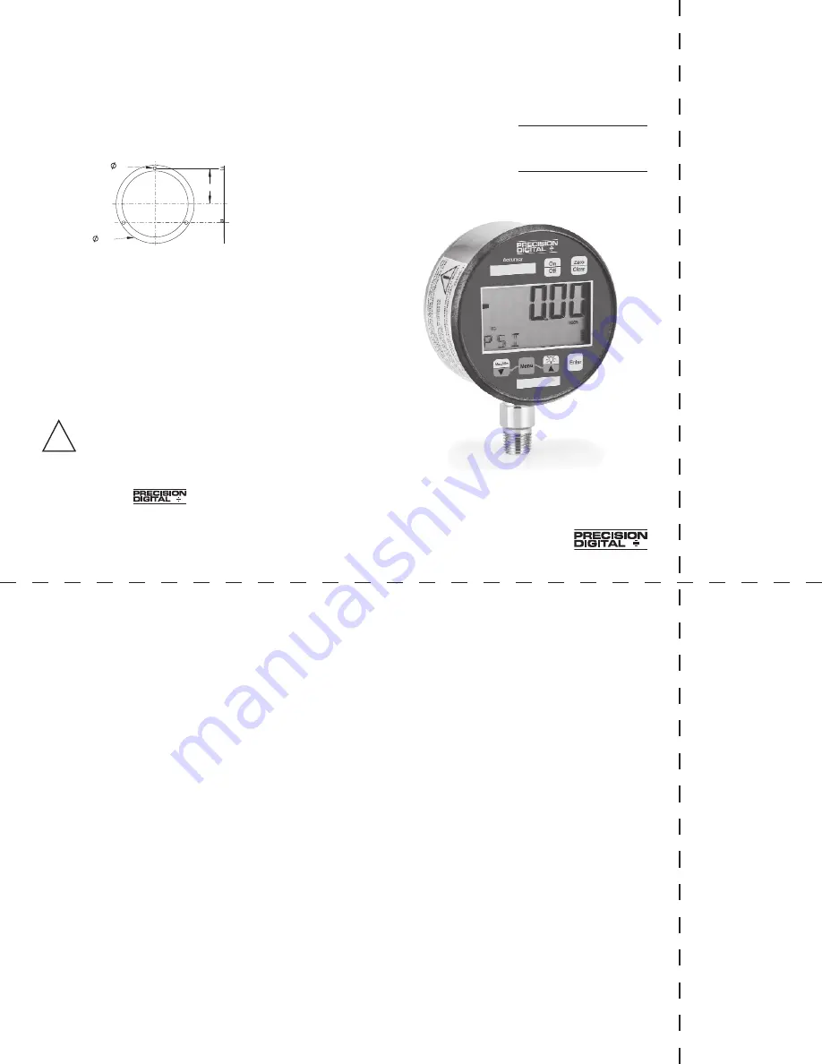 PRECISION DIGITAL PD233 Operating Instructions Manual Download Page 1