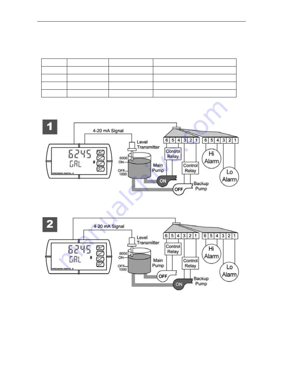 PRECISION DIGITAL PD6200 Скачать руководство пользователя страница 60