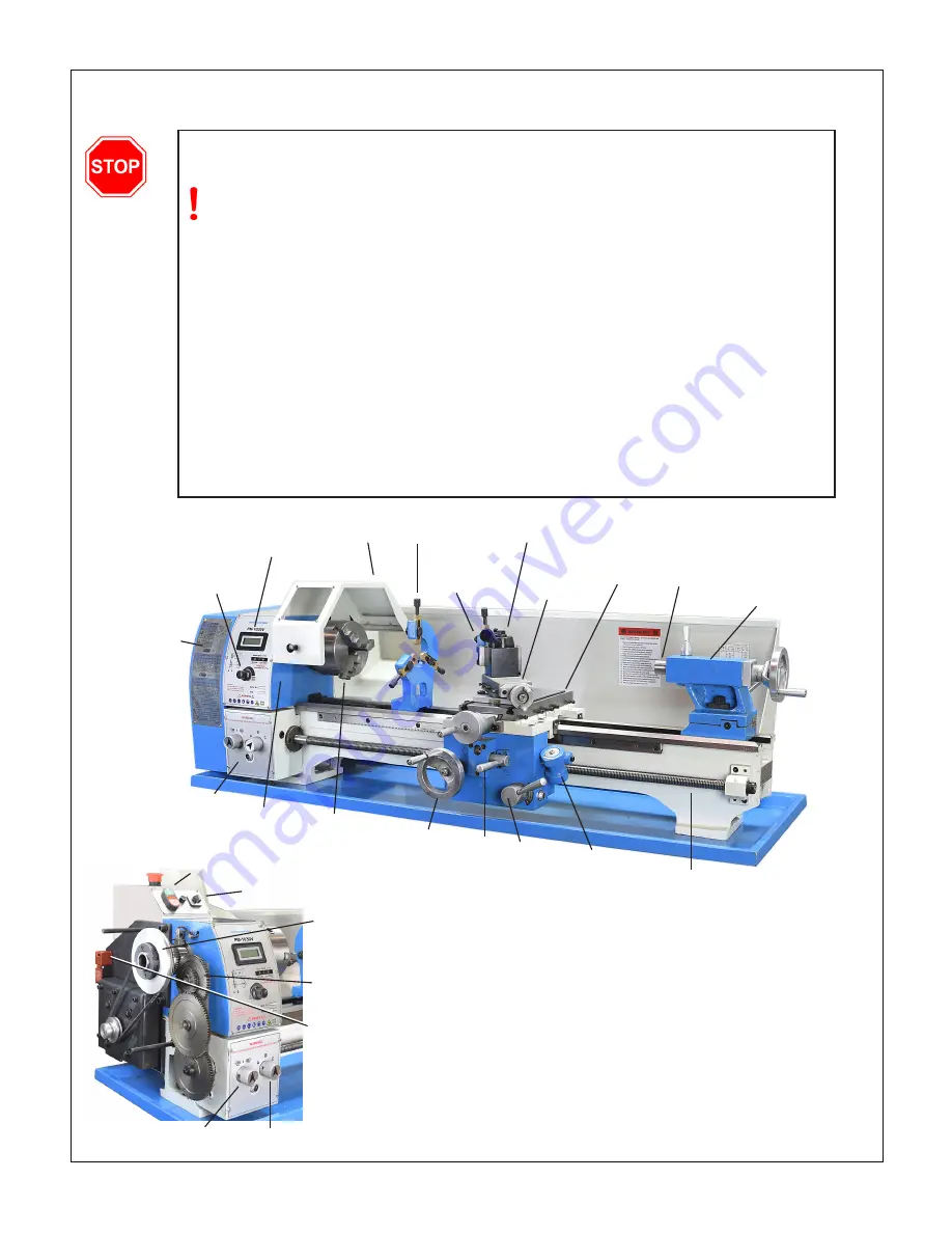 Precision matthews PM-1022V Manual Download Page 3