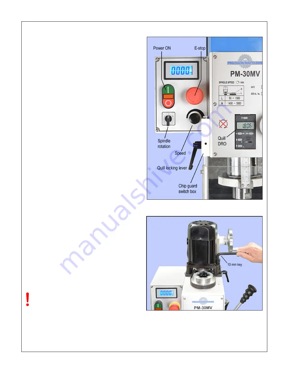 Precision matthews PM-30MV Скачать руководство пользователя страница 8