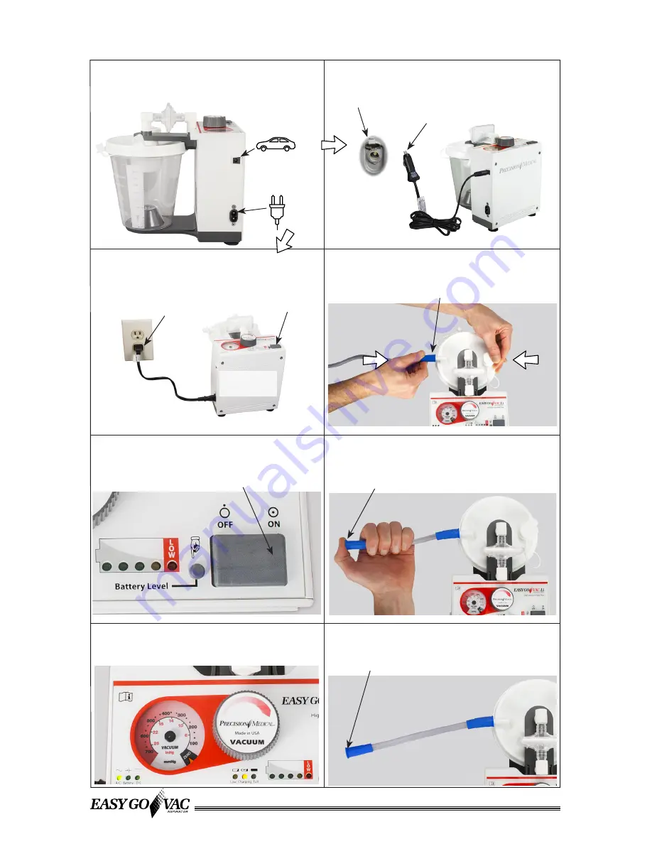 Precision Medical Easy Go Vac PM66 Series User Manual Download Page 10