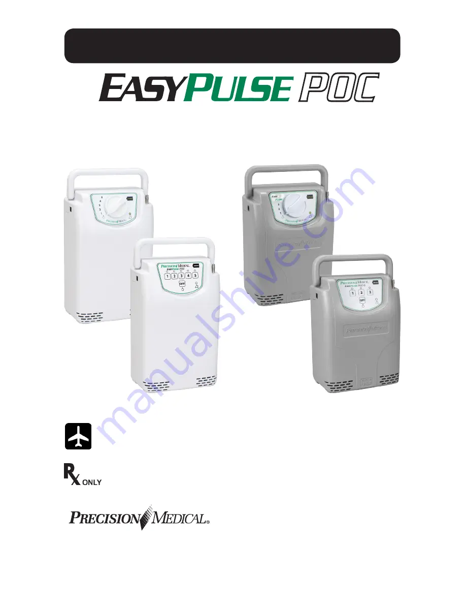 Precision Medical Easy Pulse POC PM4100 Series Скачать руководство пользователя страница 1