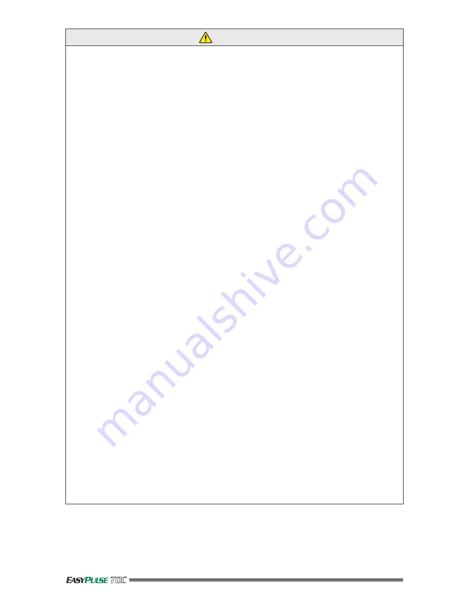 Precision Medical EasyPulse PM4400 Series User Manual Download Page 30