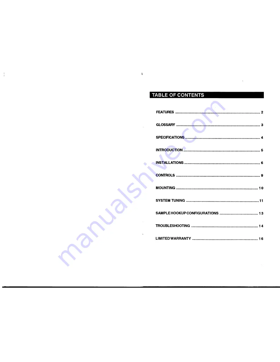 Precision Power 2025AM Operator'S Manual Download Page 2