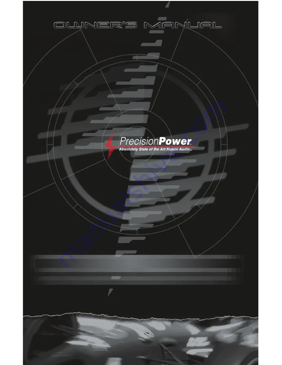 Precision Power 355cs Owner'S Manual Download Page 1