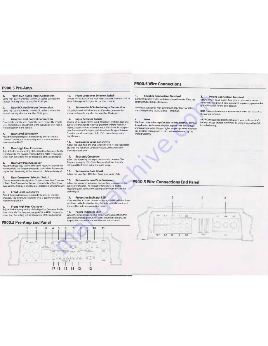 Precision Power P1000.1 Owner'S Manual Download Page 7