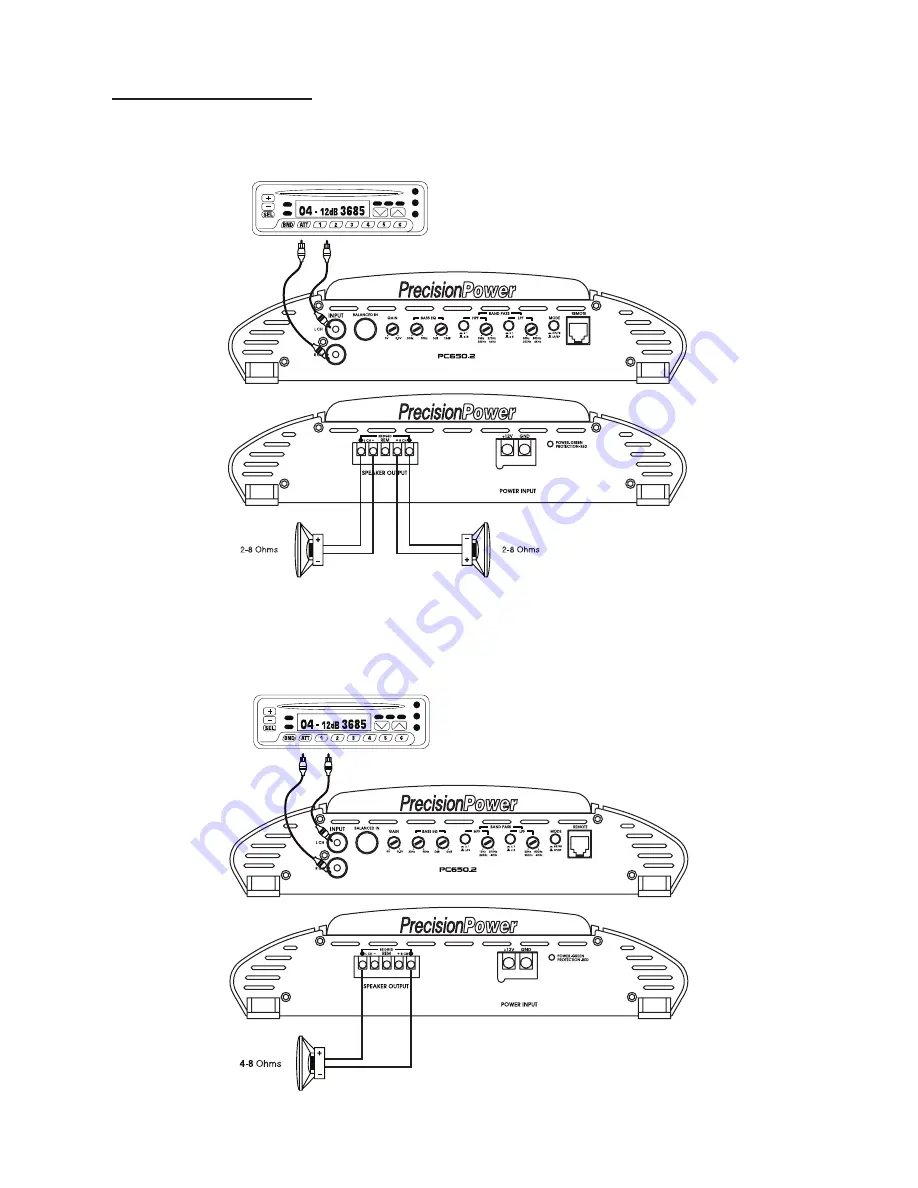 Precision Power PC1000.1 Owner'S Manual Download Page 14