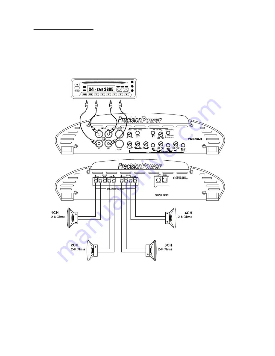 Precision Power PC1000.1 Owner'S Manual Download Page 16