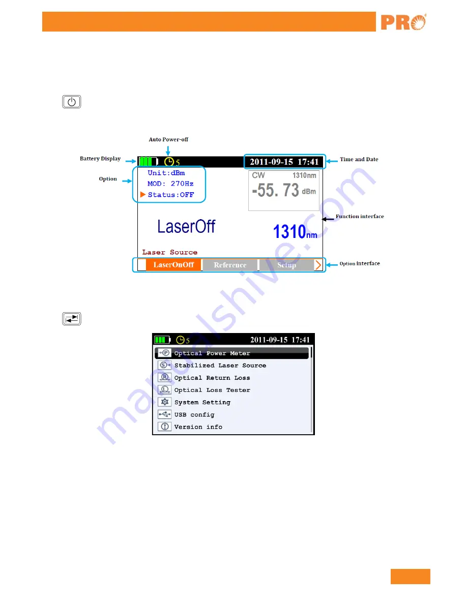 Precision Rated Optics OLT-301 SERIES Operation Manual Download Page 9